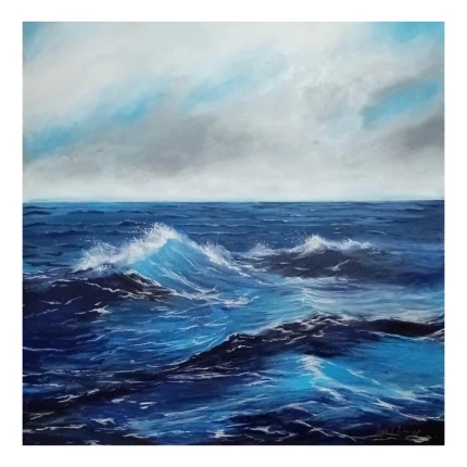 Mar profundo 100x100 cm