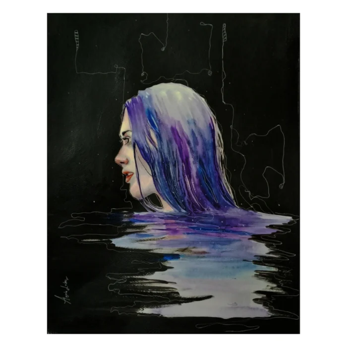 Reflejos profundos 50x70 cm